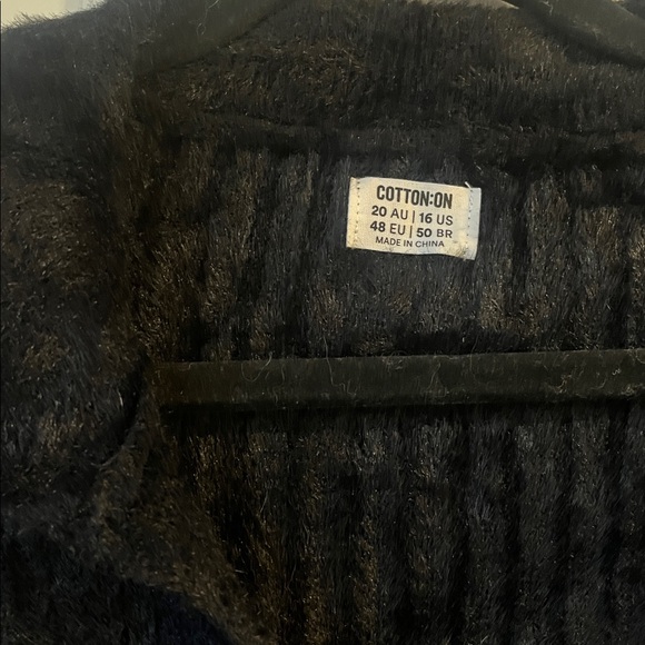 Cotton-On black long sleeve cardigan. - Picture 3 of 6